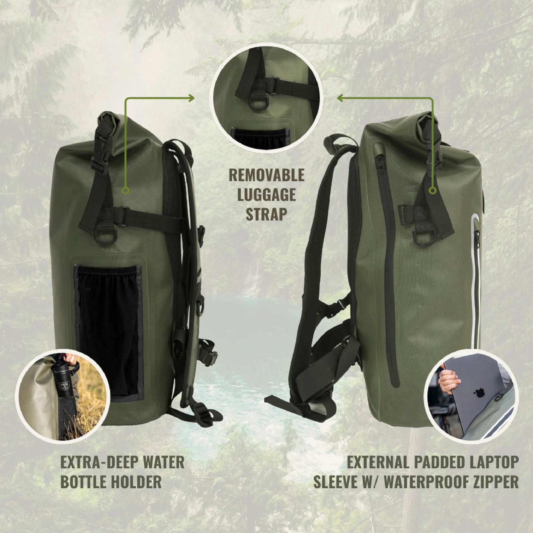 Morocoy Backpack 30L - Green