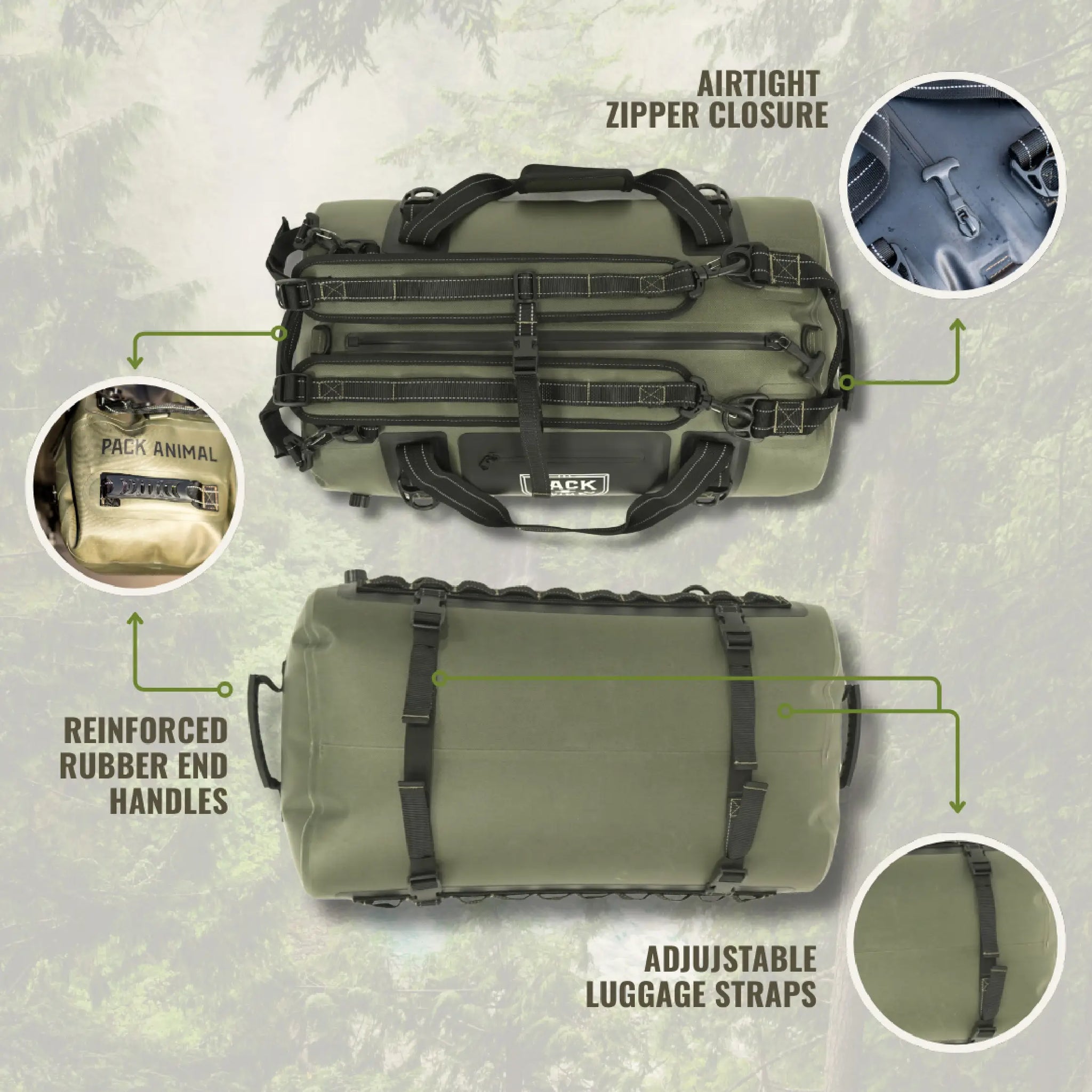 Canaima Duffle 40L - Green