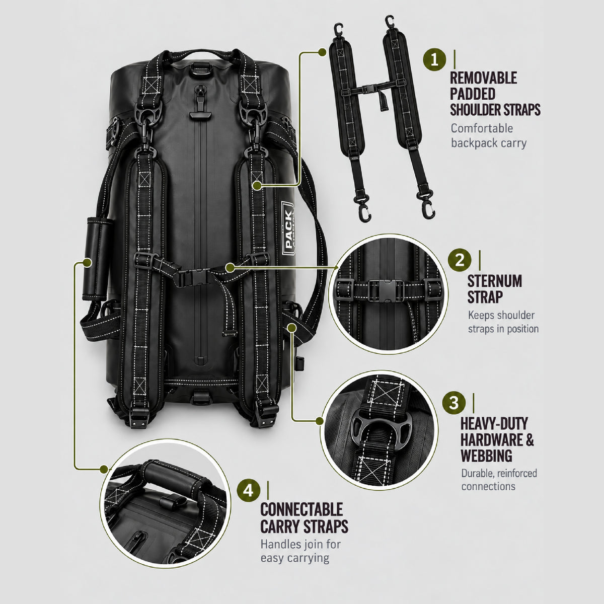 Adventure Combo: 2 BAGS + FREE WATER BOTTLE